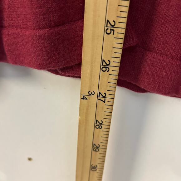 Vintage Eddie Bauer Fall Themed Red Button Up Cardigan Sweater Womans XXL - Picture 5 of 6